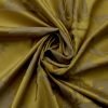 Yellow Color Floral Design Silk Jacquard Blouse Fabric - Image 4