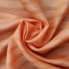 Orange Color Linen Stripe Design, Dress Material Fabric - Image 4