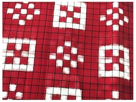Odisha - Orissa - pasapalli Ikat Saree - double ikat - ikkat - ikat weaving - Charu creation blog - cotton fabric - cotton saree - cotton ikat saree - printed fabric - printed saree - silk ikat saree - silk ikat pasapalli saree - warp ikat - weft ikat - weave - weaving technique - dice - dice saree