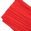 Red Color Plain Lizzy Bizzy Dress Material Fabric - Image 3