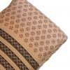 Coffee Color Floral Print on Cotton Dobby Dress Material Fabric - Image 2