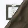 Dark Brown color Poly satin fabric for Women's Dresses